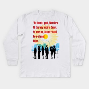 The Warriors Coney Island Kids Long Sleeve T-Shirt